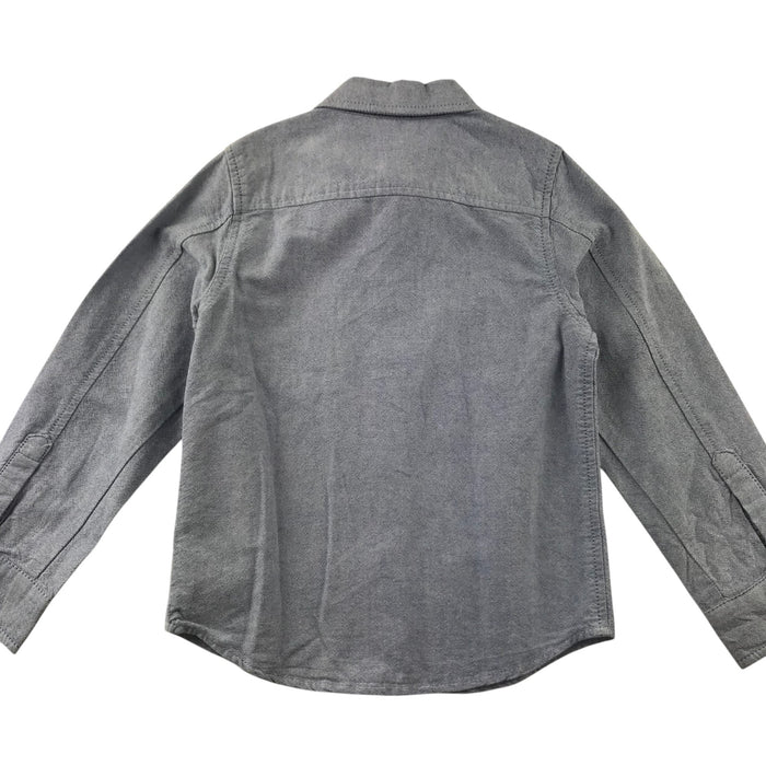 Ladybird 5-6 years blue plain cotton shirt