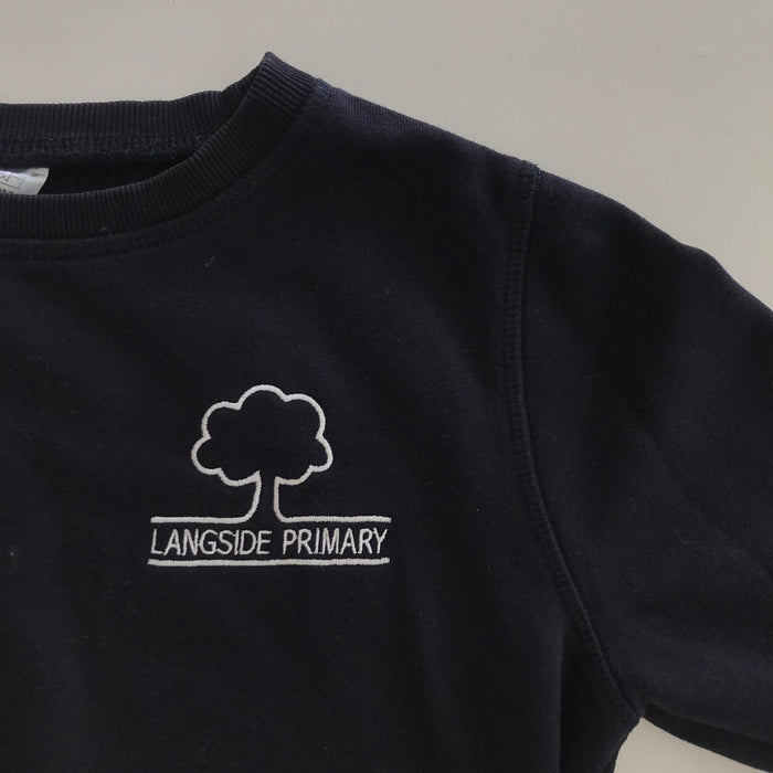 Langside primary navy crewneck school sweatshirt