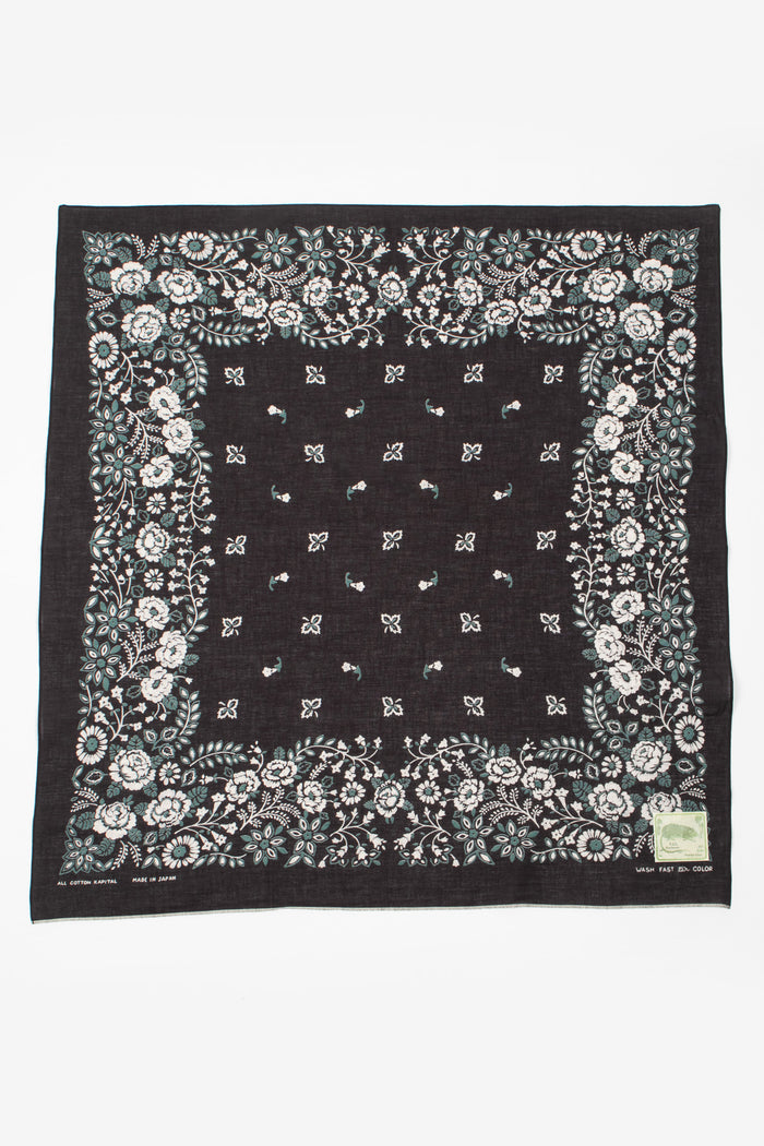 Large Churchill Garden Bandana Black