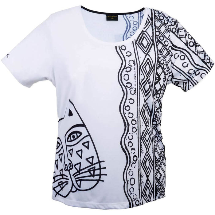 Laurel Burch - Feline Face Women's T-Shirt