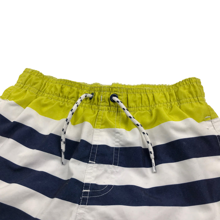 Lee Cooper 7-8 years navy yellow swim trunks