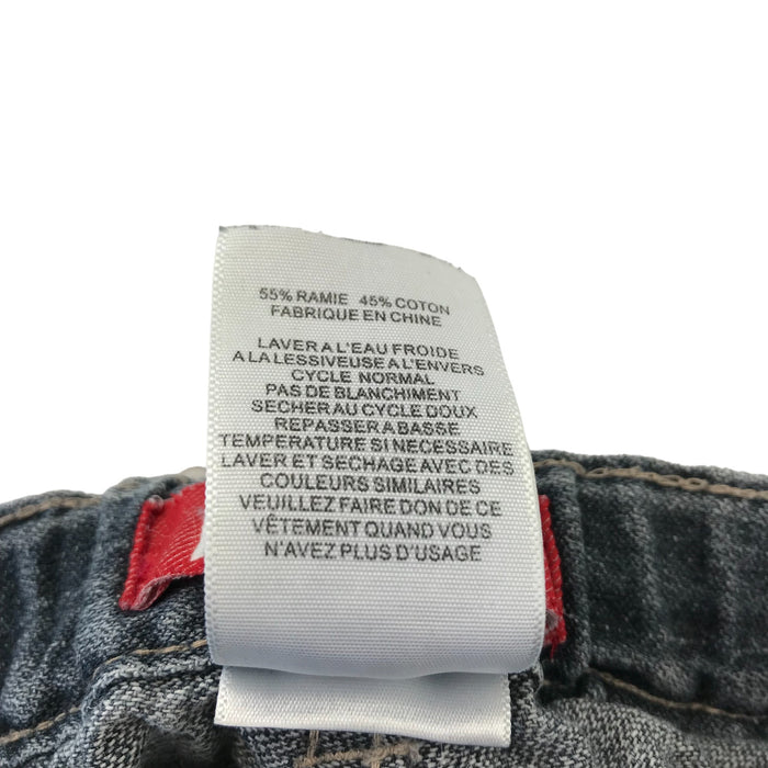 Levi's 5 years blue denim adjustable waist shorts