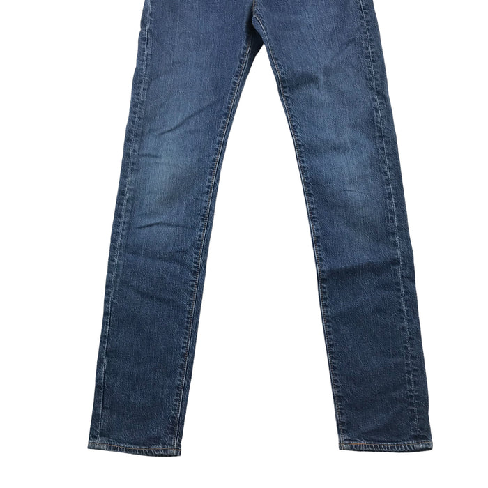 Levi's w29 l34 blue slim fit slightly stretchy jeans