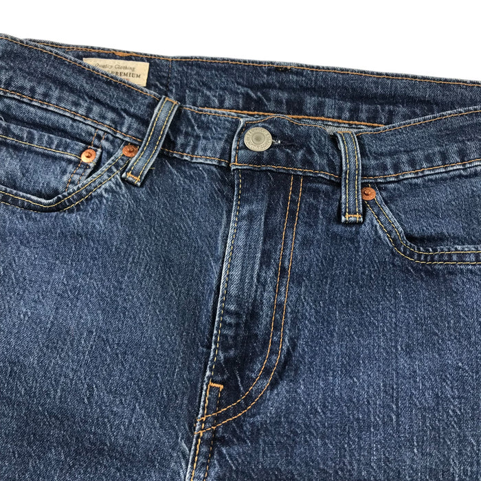 Levi's w29 l34 blue slim fit slightly stretchy jeans