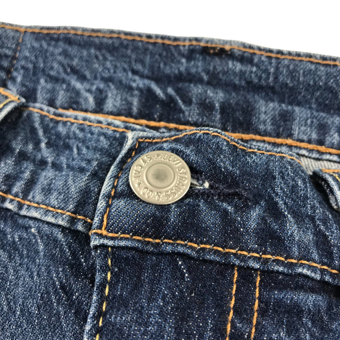 Levi's w29 l34 blue slim fit slightly stretchy jeans