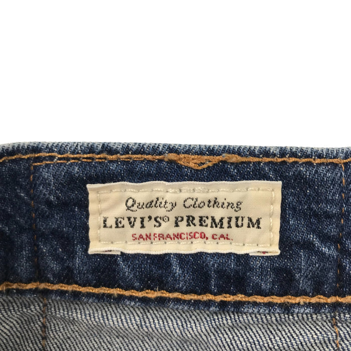Levi's w29 l34 blue slim fit slightly stretchy jeans