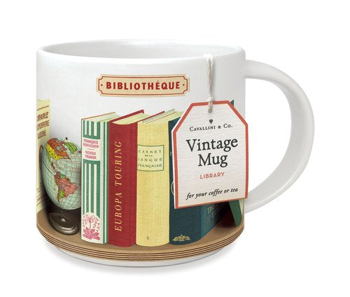 Library Books Ceramic Mug