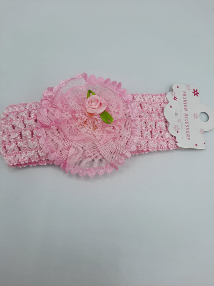 Light Pink Baby Headband and Baby socks gift set