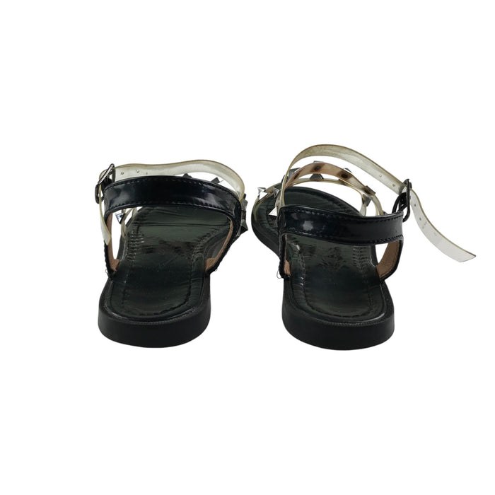 Lilley size UK 13 (jr) black sandals