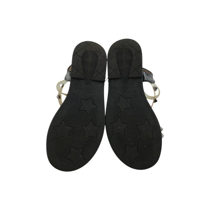 Lilley size UK 13 (jr) black sandals