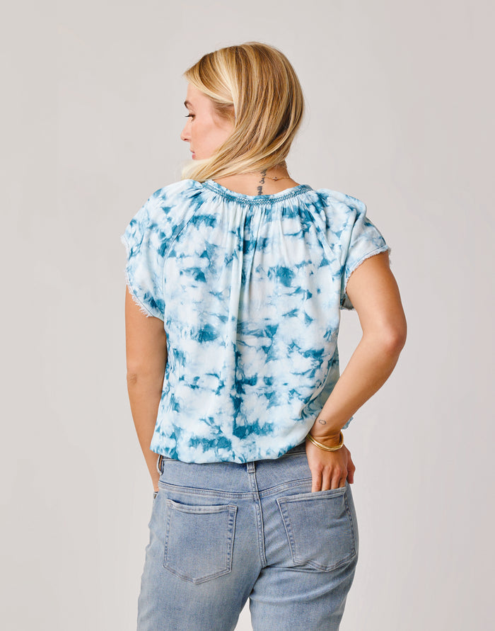 Lilly Top: Hydro Tie Dye - FINAL SALE