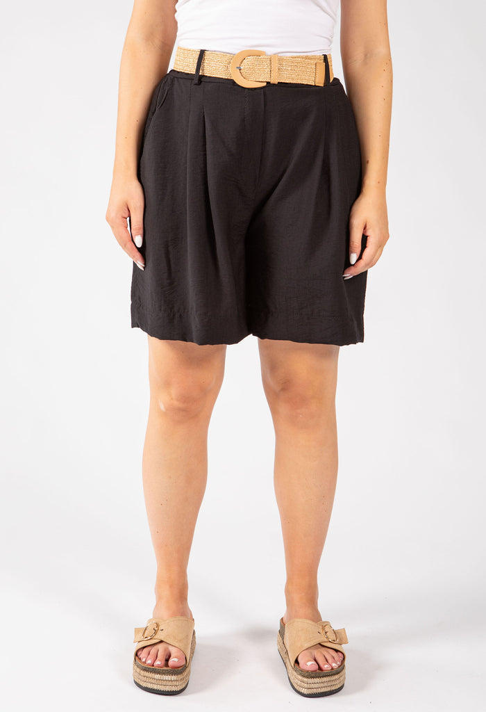 Linen Look Bermuda Shorts