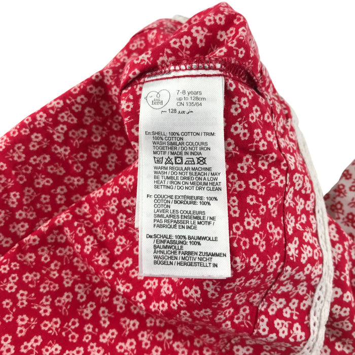 Little Bird 7-8 years red floral blouse