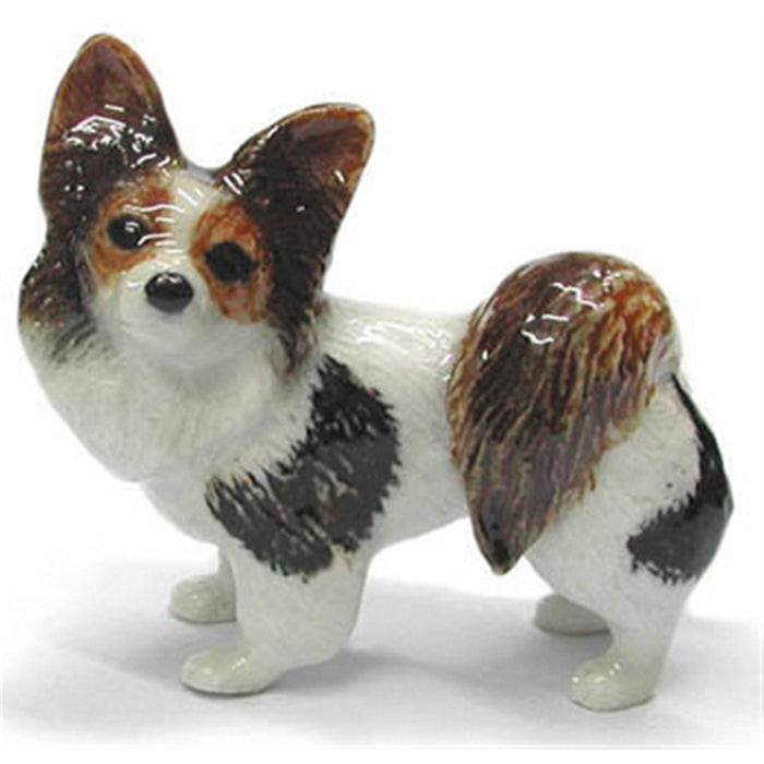 Little Critterz x Northern Rose - Papillon Puppy Dog Figurine R339