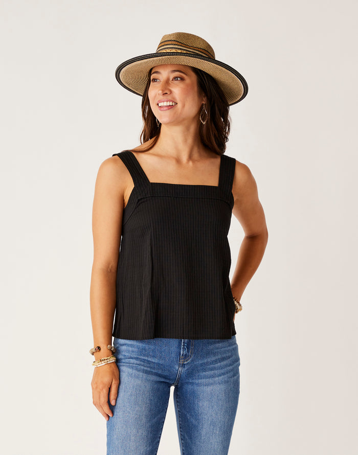Liv Textured Top: Black - FINAL SALE