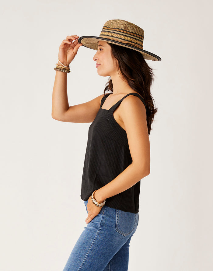 Liv Textured Top: Black - FINAL SALE