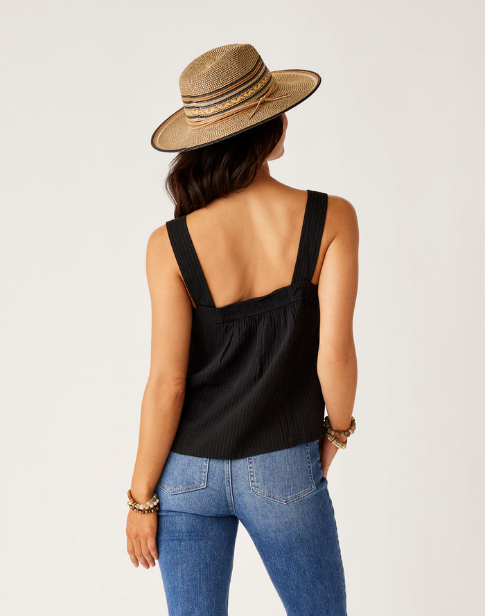 Liv Textured Top: Black - FINAL SALE