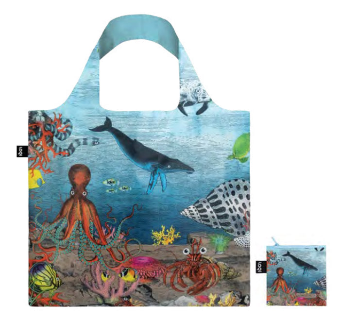 LOQI Tote Bag - Great Barrier Reef by Kristjana S. Williams