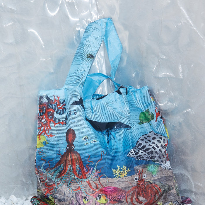 LOQI Tote Bag - Great Barrier Reef by Kristjana S. Williams