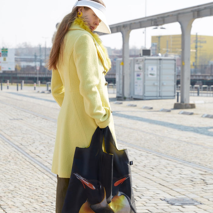 LOQI Tote Bag - King Penguins by National Geographic