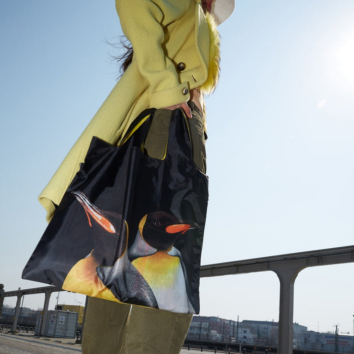 LOQI Tote Bag - King Penguins by National Geographic