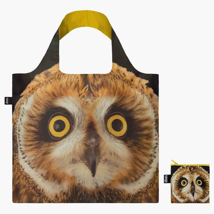 LOQI Tote Bag - Short Eared Owl by National Geographic