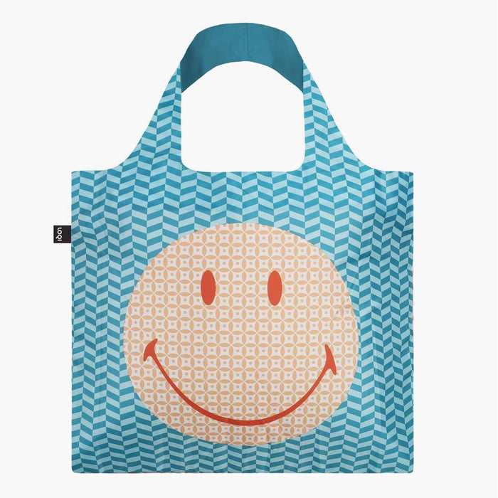 LOQI Tote Bag - Smiley Geometric