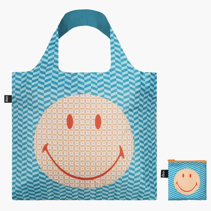 LOQI Tote Bag - Smiley Geometric