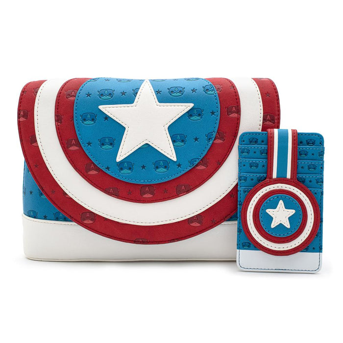 Loungefly Marvel - Captain America Shoulder Crossbody Bag MVTB0102