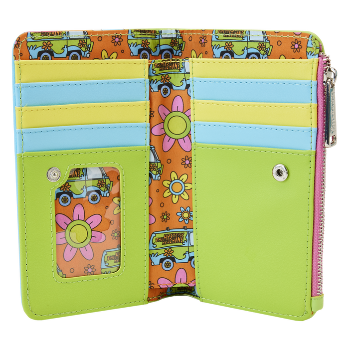 Loungefly Scooby Doo - Retro Rainbow Monster Chase Glow In The Dark Wallet SBDWA0005