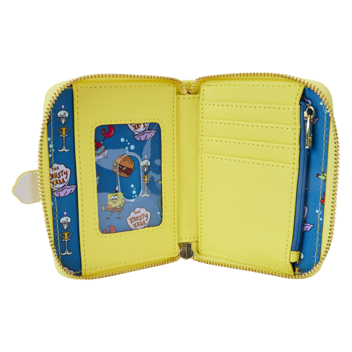 Loungefly x Nickelodeon - SpongeBob SquarePants 25th Anniversary Cosplay Zip Around Wallet  NICWA0044