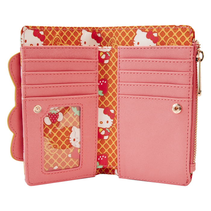 Loungefly x Sanrio - Hello Kitty Breakfast Waffle Flap Wallet SANWA0957
