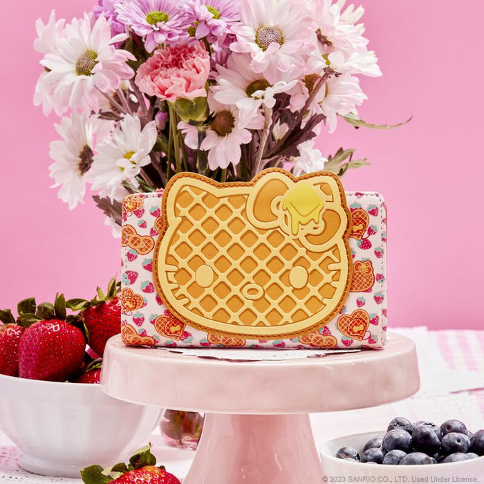 Loungefly x Sanrio - Hello Kitty Breakfast Waffle Flap Wallet SANWA0957