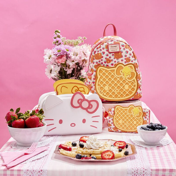 Loungefly x Sanrio - Hello Kitty Breakfast Waffle Flap Wallet SANWA0957