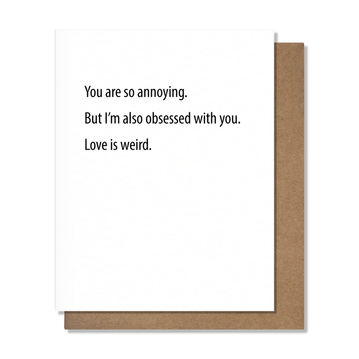 Love Is Weird - Love Card