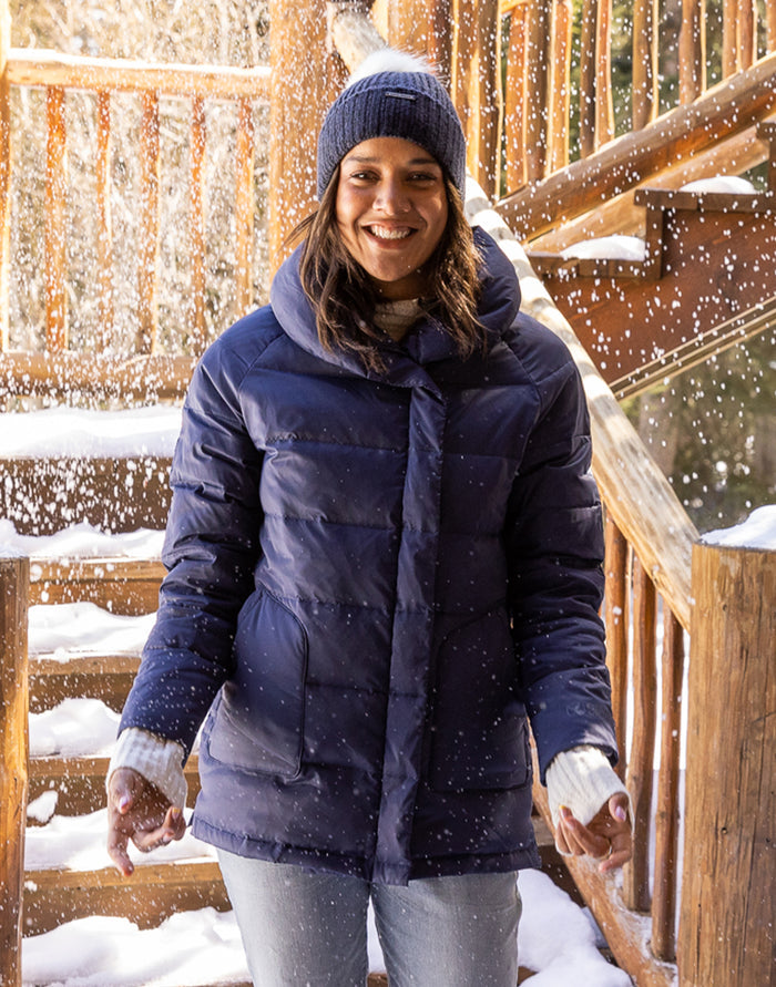 Lucy Beanie: Navy Heather - FINAL SALE