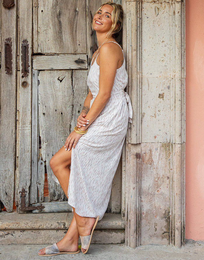 Macy Dress: Madrid Print - FINAL SALE