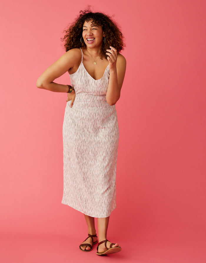 Macy Dress: Madrid Print - FINAL SALE