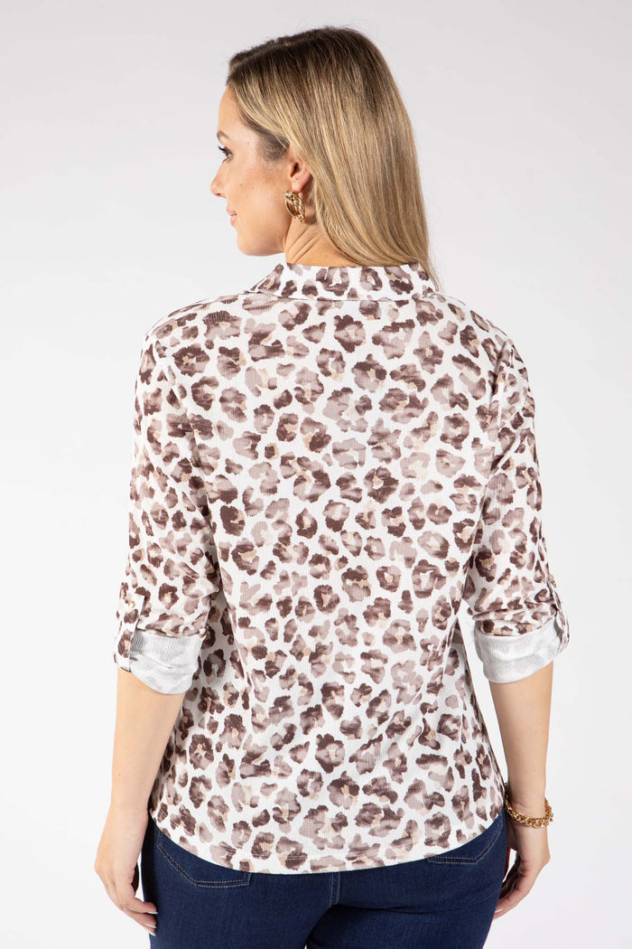 Mado Leopard Print Blouse