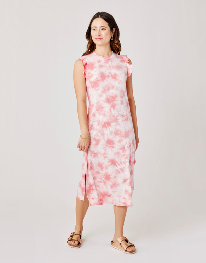 Maeve Dress: Grapefruit Tie Dye - FINAL SALE