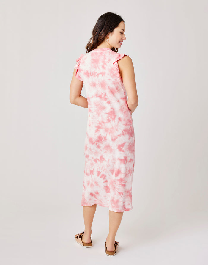 Maeve Dress: Grapefruit Tie Dye - FINAL SALE