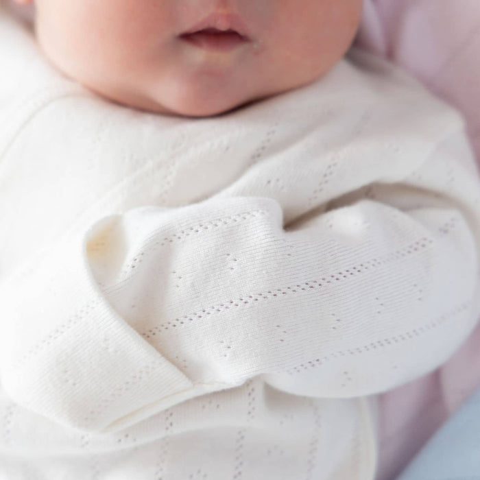 Magnetic Me Love Lines Organic Cotton Magnetic Cozy Sleeper Gown + Hat Set
