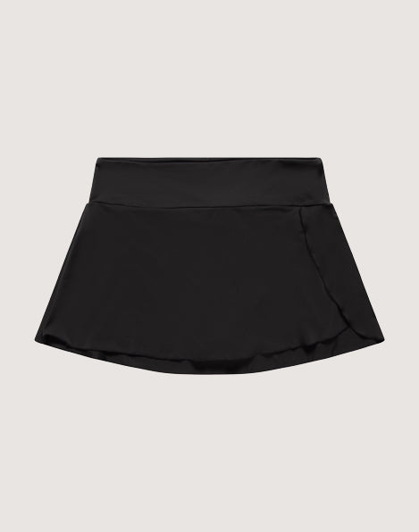 Malia Swim Skirt: Black - FINAL SALE