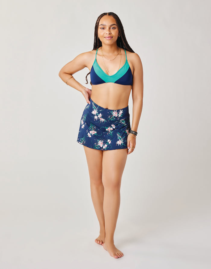 Malia Swim Skirt: Bouquet - FINAL SALE