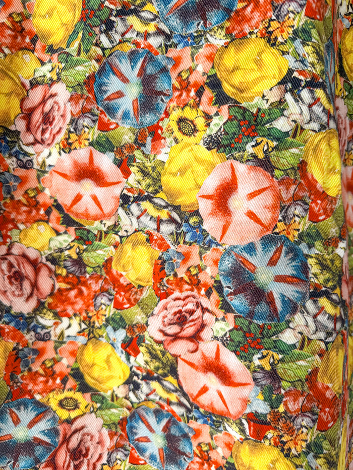 Marni Floral Multicolour Pencil Skirt