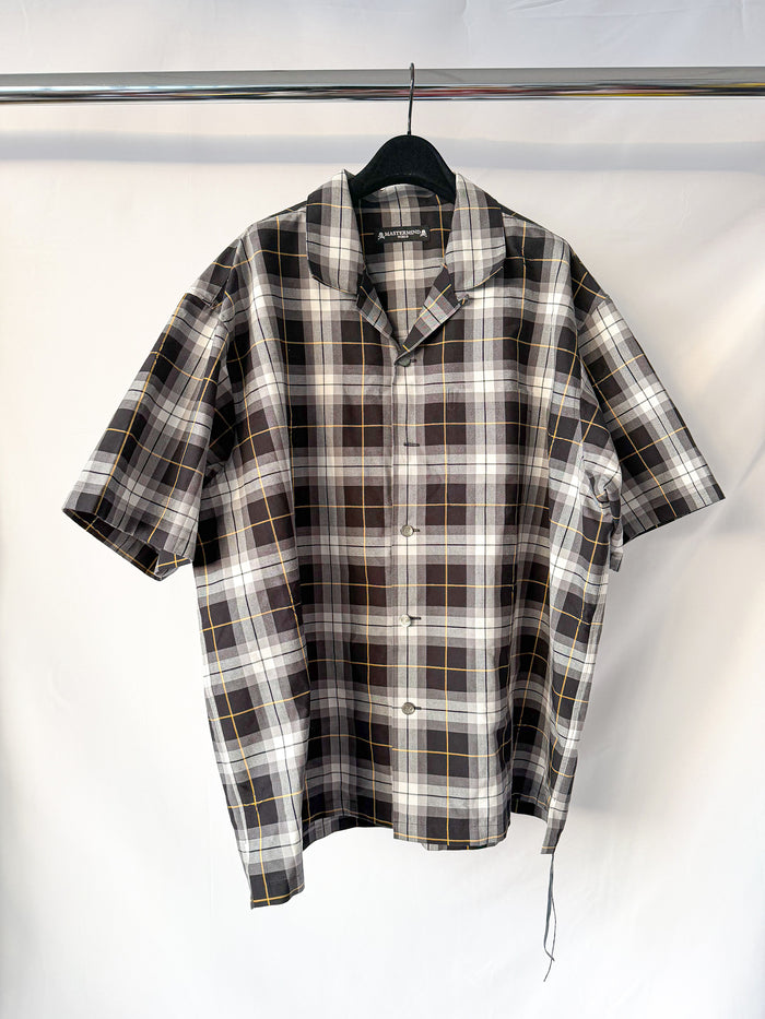 Mastermind World Grey Checked Oversized Shirt Overshirt