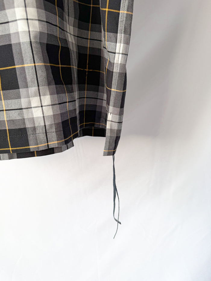 Mastermind World Grey Checked Oversized Shirt Overshirt