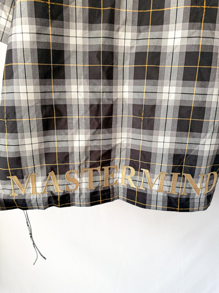 Mastermind World Grey Checked Oversized Shirt Overshirt