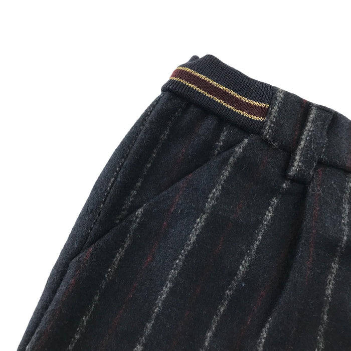 Matalan 11-12 years dark navy striped high waist shorts