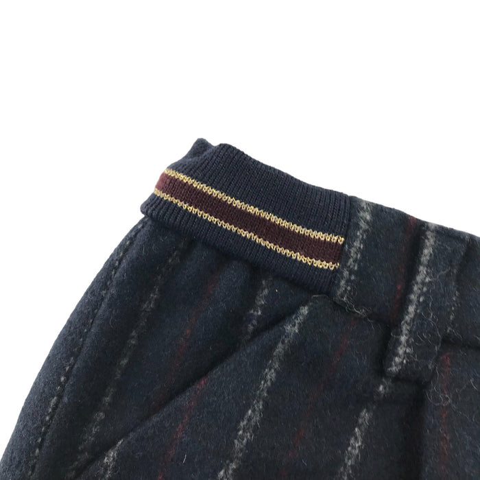 Matalan 11-12 years dark navy striped high waist shorts
